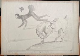 A decided Fling John Doyle 1839 lithographie