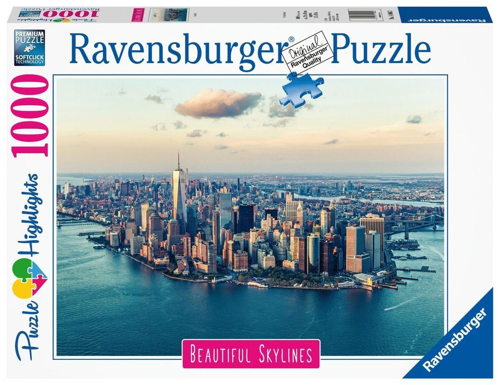 Puzzle Ravensburger New York Beautiful Skylines 1000 Teile (Gebraucht ...