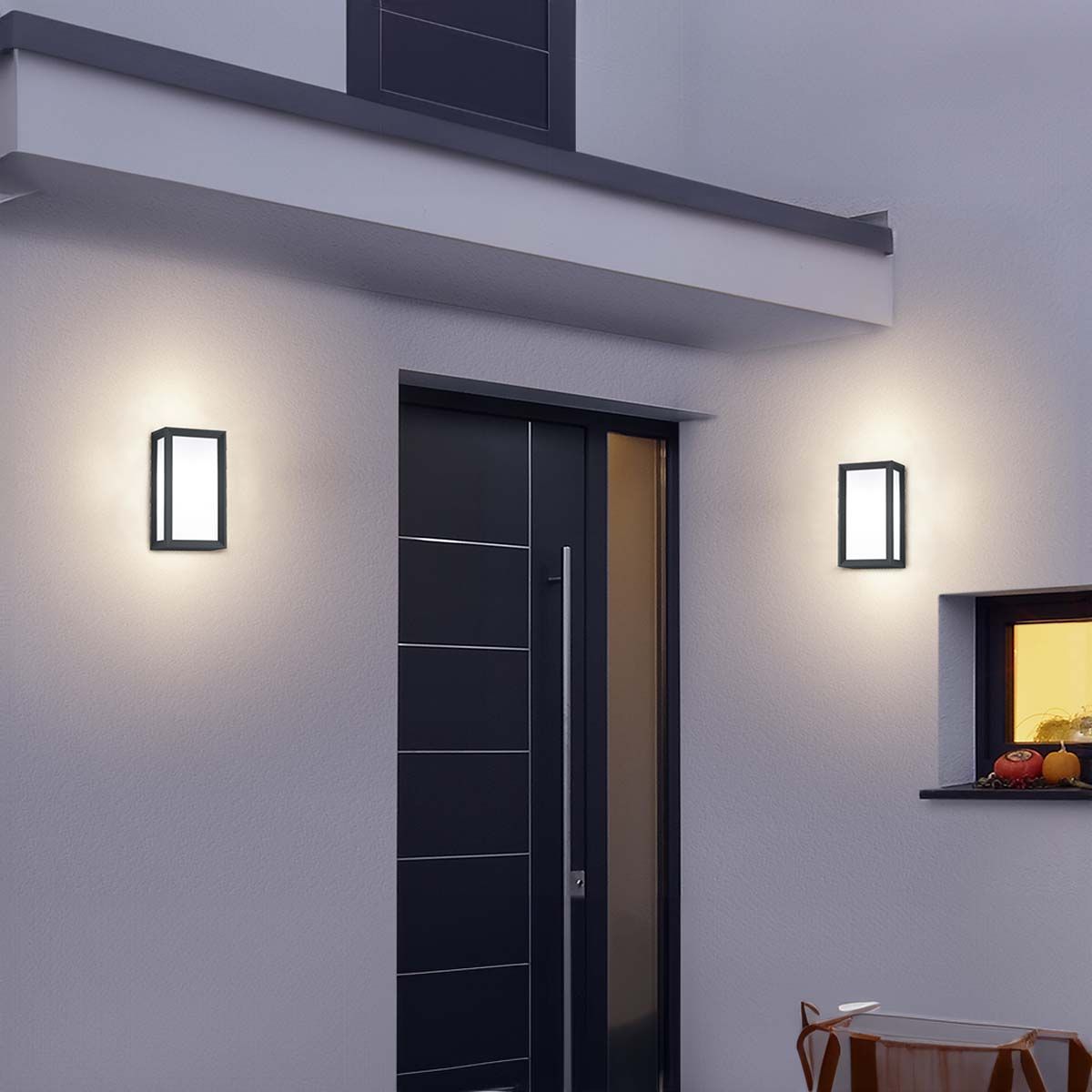 Lampen: LED Aussen Wandleuchte, Rechteckig, IP54 – Neu (gemäss Beschreibung) aus Kreuzlingen von Smart-Light 2