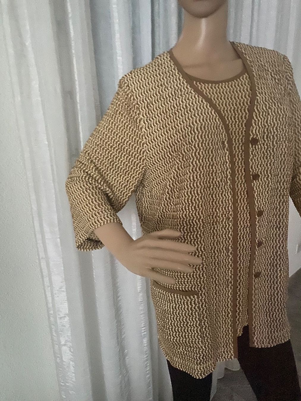 Twinset Giacche: MUST HAVE - elegantes/edles Twinset, beige, Gr. 46 – Nuovo e nell'imballaggio originale da Winkel venduto da ferrari2022