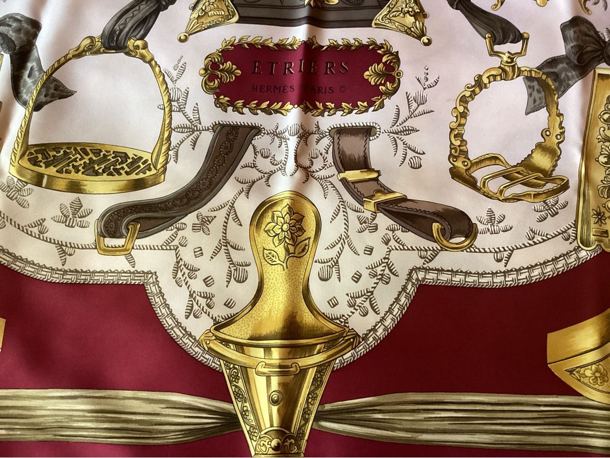 Foulard & Sciarpe: Foulard Hermès : ÉTRIER  vintage – Usato da Chemin venduto da ChocolatauLait1902 5