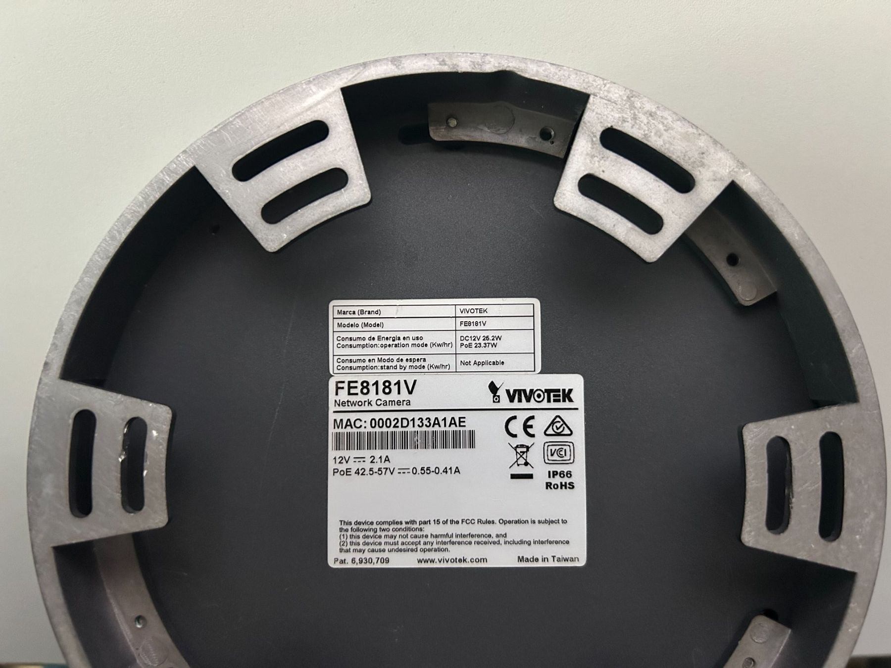 Fotocamera: IP Cam Vivotek FE8181V Fisheye – Usato da Wiesendangen venduto da Jge 1