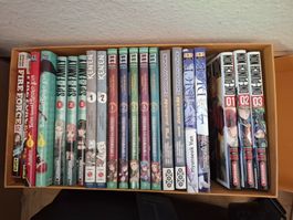 Lot de 21 mangas