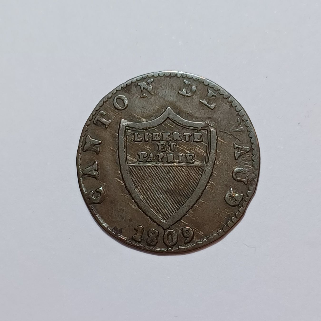 Tutti le monete: 2 1/2 Rappen 1809 Waadt – Usato da Pfäffikon ZH venduto da Schweizer_Muenzen 1