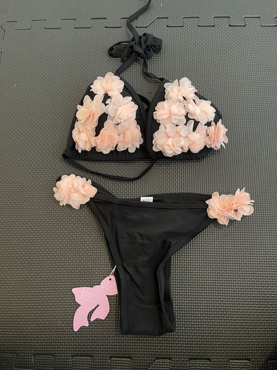 Costumi da bagno & Bikini: Bikini mit Blumen Gr S Neu – Nuovo (secondo la descrizione) da Bassersdorf venduto da Sandy456 2
