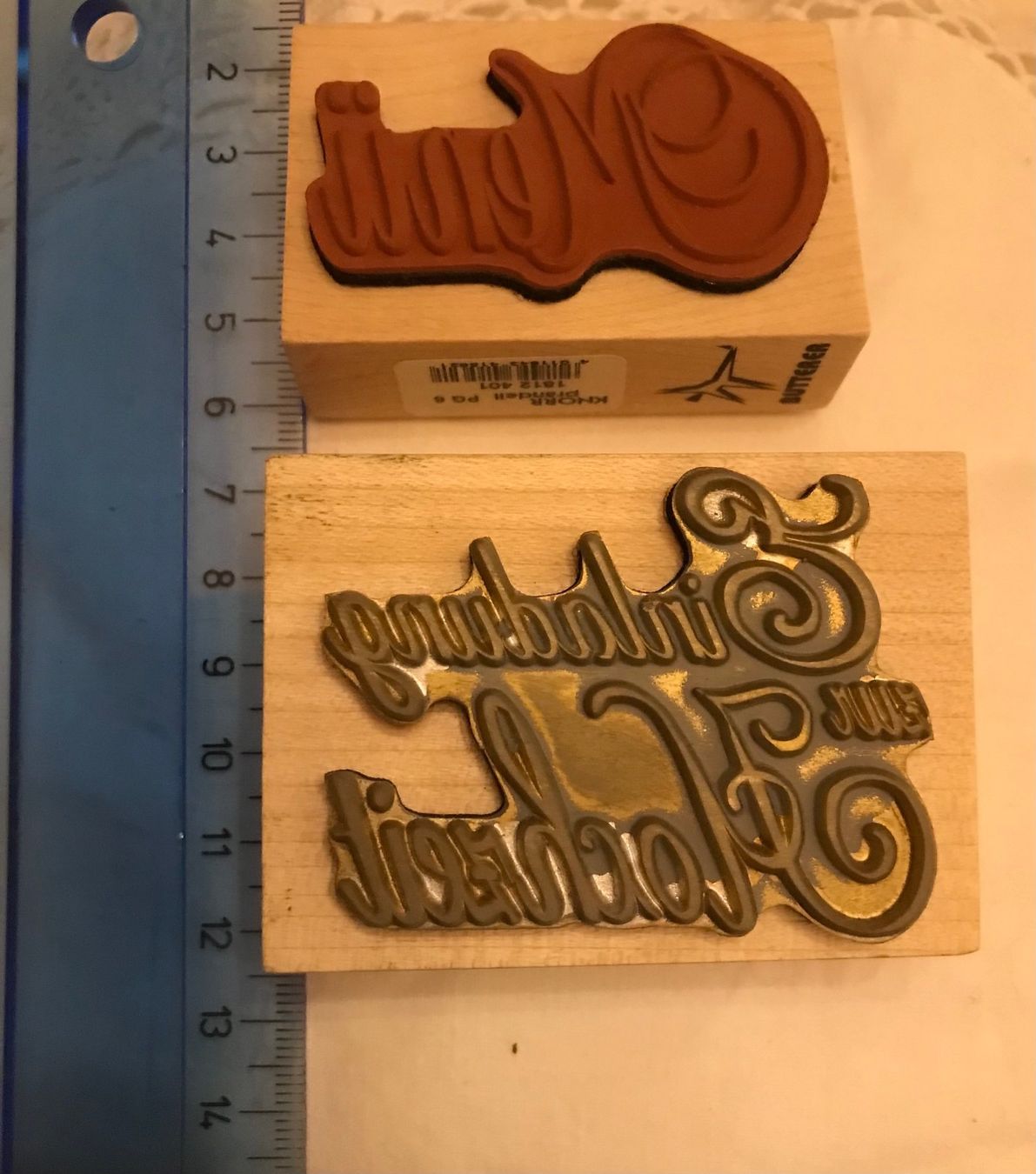 Timbri: Stempel Holz Hochzeit Einladung Menü – Usato da Oberstammheim venduto da pitipiti 2