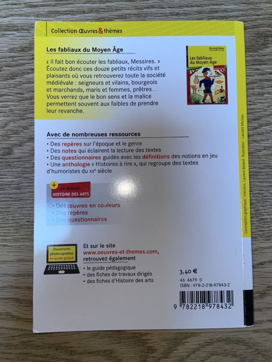 Bücher: Les fabliaux du Moyen Âge – Gebraucht aus Martigny-Croix von lem7 1