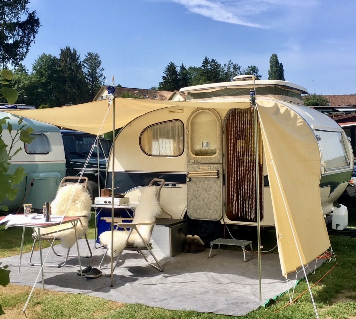 Mobilhome: Wohnwagen Oldtimer Yvonne Mostard HD304 – Usato da Olten venduto da Barola01 1