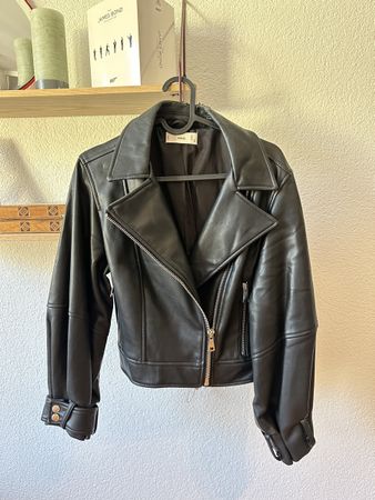Damen Bikerjacke Schwarz
