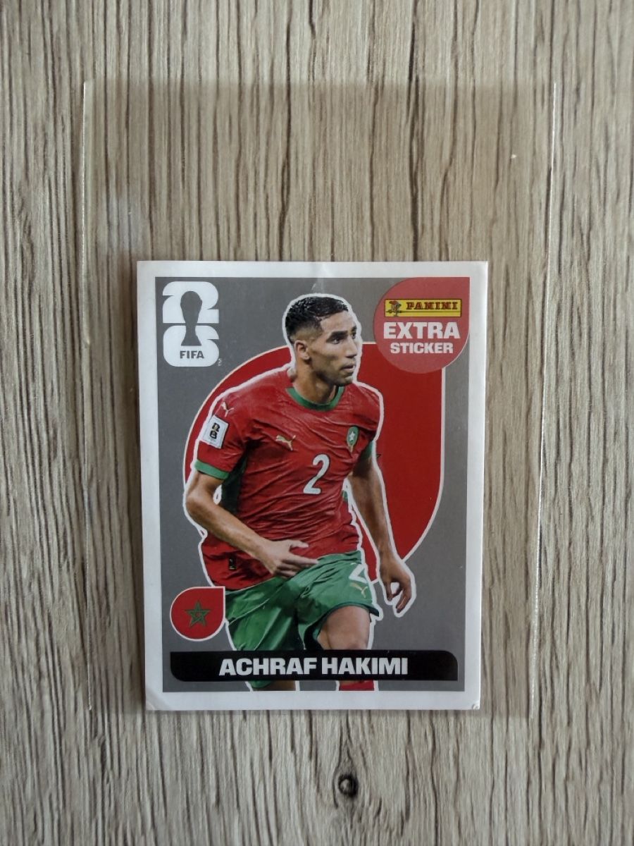 Panini Sammelbilder & Trading cards: Panini Extra Sticker Achraf Hakimi Maroc  – Neu und originalverpackt aus Marly von may_j75b