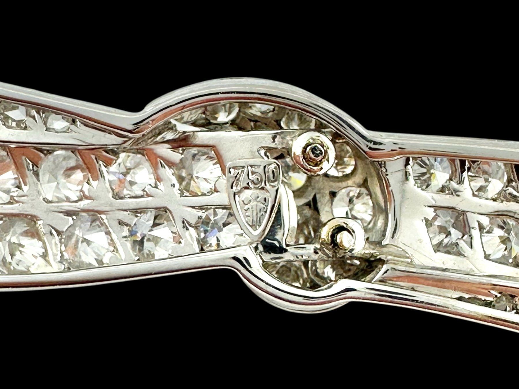 Spille & Fermagli: FRISCHKNECHT, St. Gallen, Saphir - Diamanten - Brosche – Usato da Zuzwil SG venduto da artimmo 6