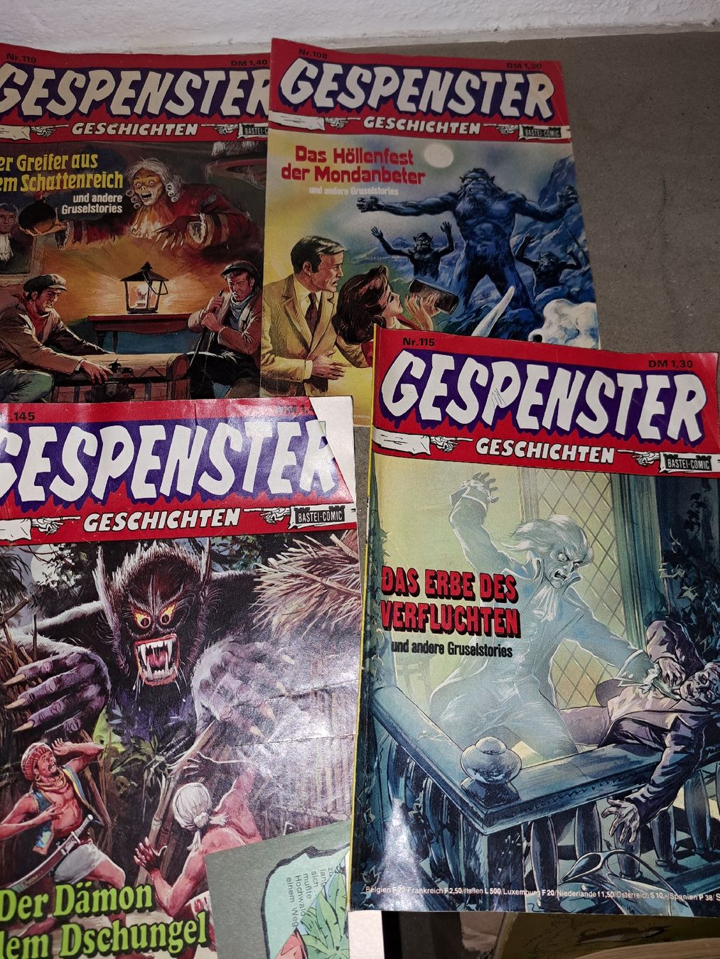 Fumetti: Gespenter Geschichten Sammlung - Vintage Horror Comics! – Usato da Kölliken venduto da Upcycling-by-Mc-TAM 2