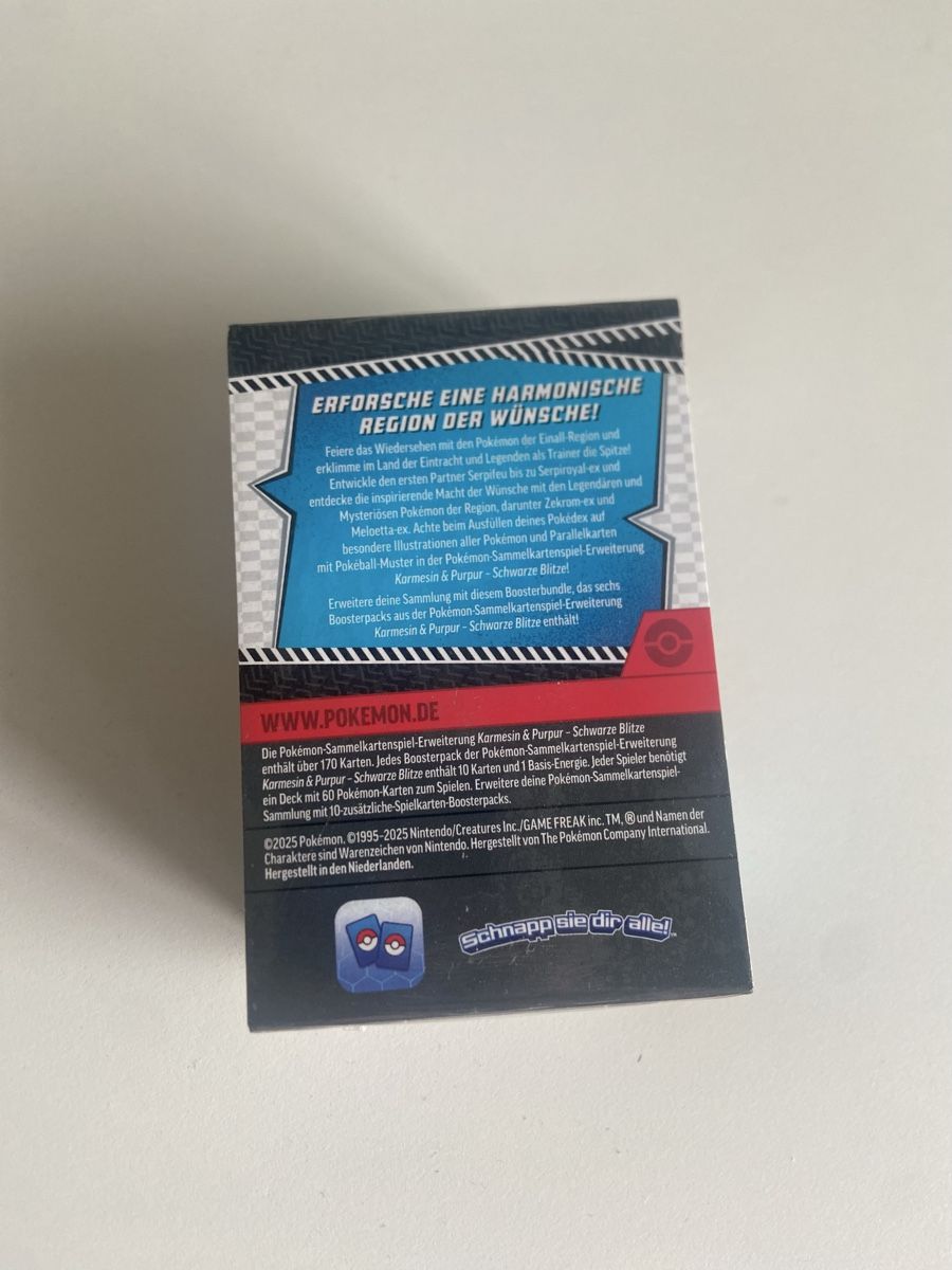 Pokémon Cartes à collectionner: pokemon schwarze blitze booster bundle – Neuf avec emballage d'origine à Stäfa par JamesO03 1
