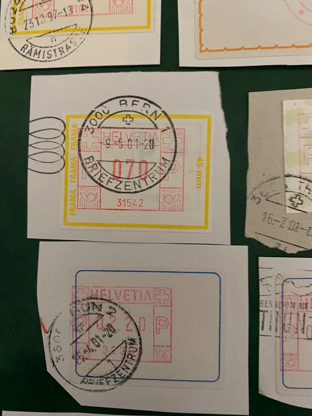 Tutti i francobolli: Automatenmarken. – Usato da matten b. interlaken venduto da jfran17 2