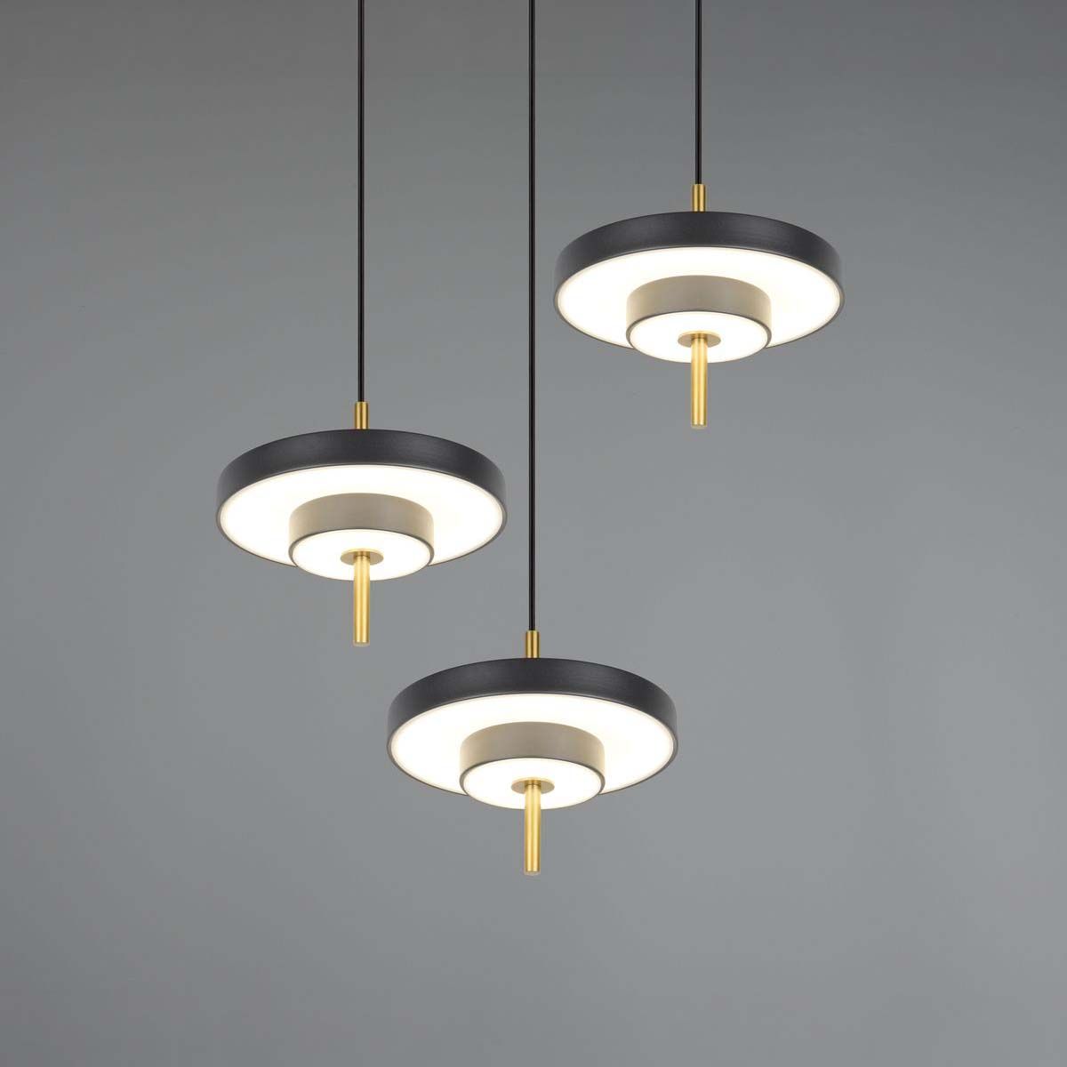 Lampadari & plafoniere: LED Pendelleuchte, Schwarz, CCT, 45 cm Ø – Nuovo (secondo la descrizione) da Kreuzlingen venduto da Smart-Light 4