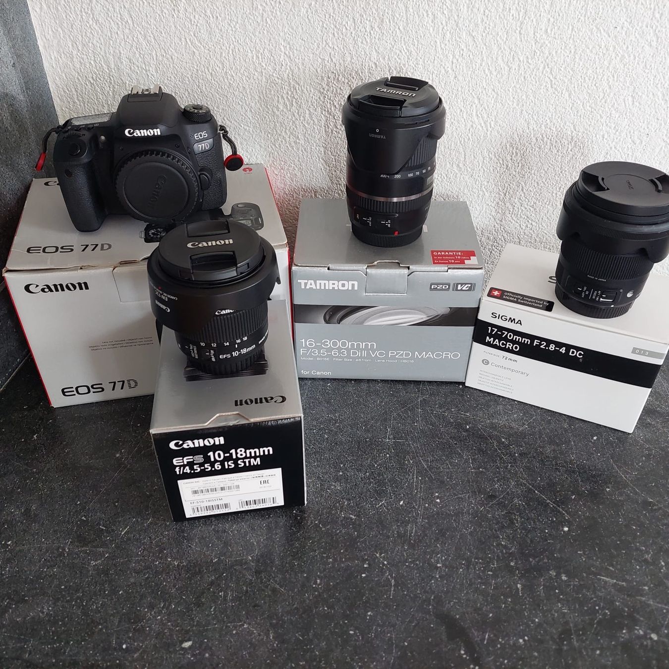 Canon Fotocamera: Canon EOS 77d Set – Usato da Hasliberg-Hohfluh venduto da hasliberg79 1