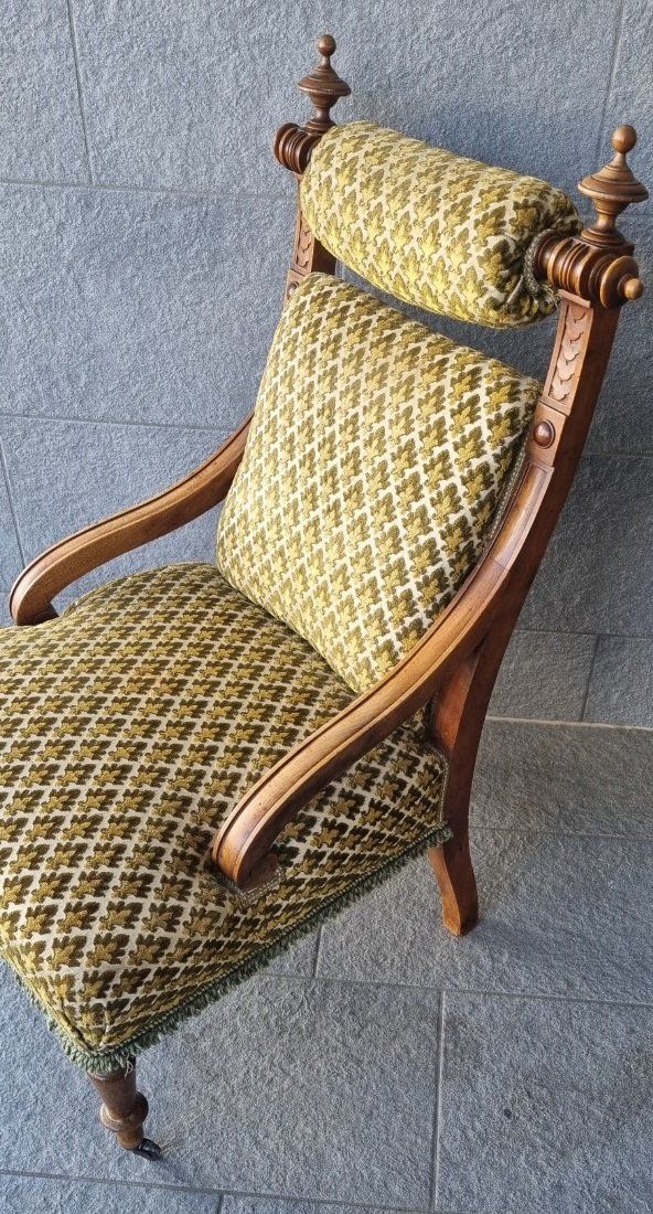 Poltrone: Sessel im Empire Stil ca um 1870 – Usato da Flums venduto da Flumsantik 2