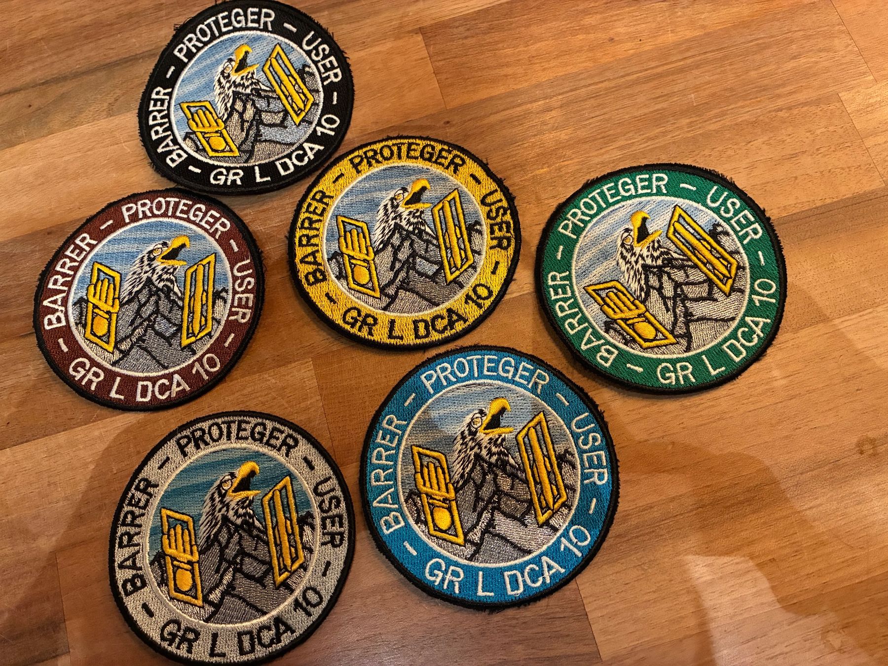 Schweizer Armee Plaketten & Abzeichen: Prototyp Serie Badge  Gr L DCA 10 – Gebraucht aus Oberiberg von stab