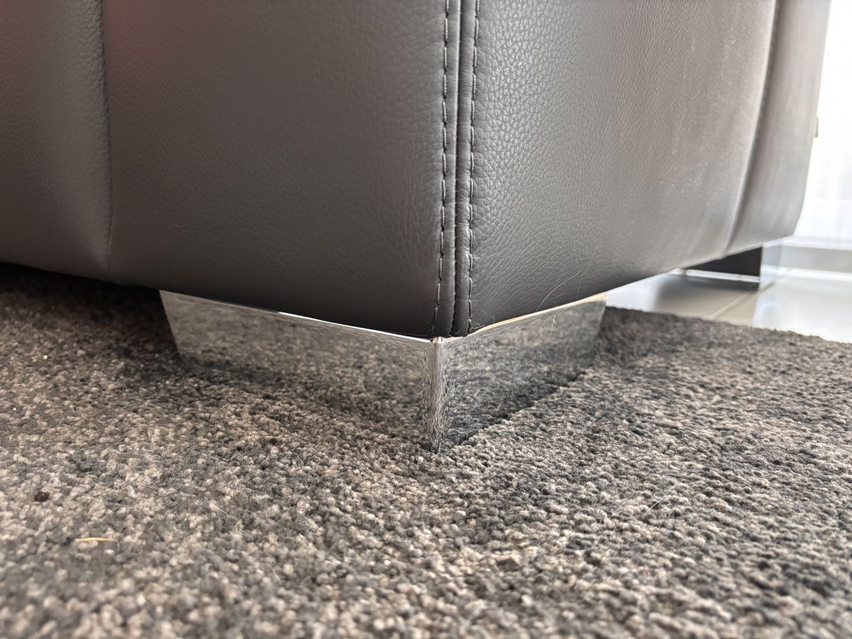 Sofas: Dunkelgraues Ecksofa Echtleder – D'occasion à Russikon par Veyre73 3