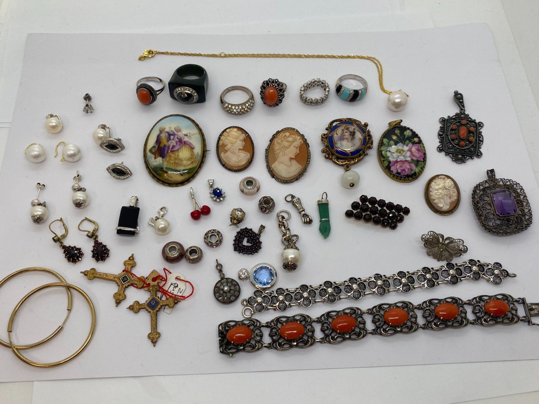 Altri gioielli: LOT Antik/alter Schmuck Silber /i427 – Usato da Bern venduto da JMsoehne1987