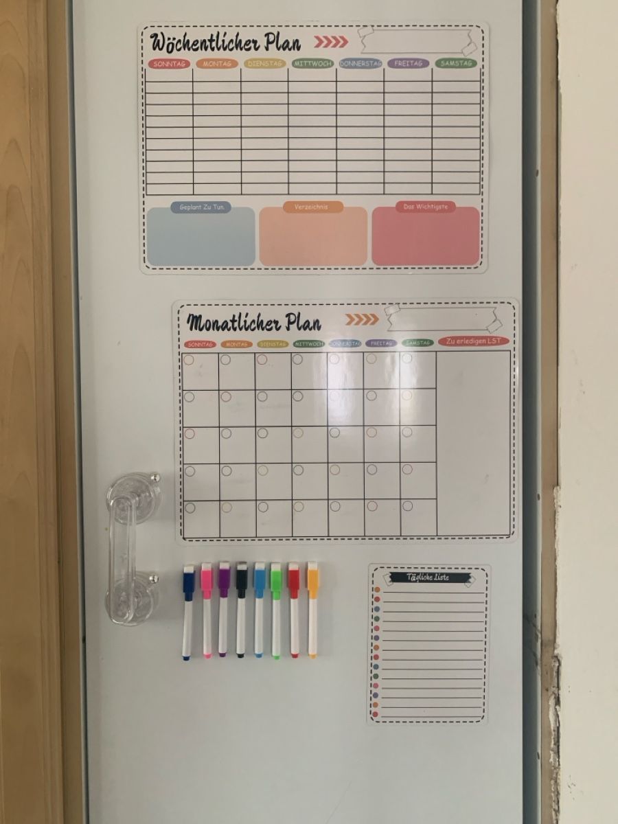 Calendari: Übersichtsplan/Terminplaner magnetisch – Usato da Windlach venduto da Liat