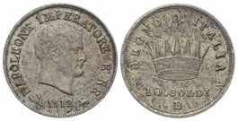 Italien, Bologna, 10 Soldi 1812 B, RR!