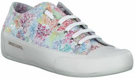 Candice Cooper Sneaker weiss mit Regenbogen Punkte 38