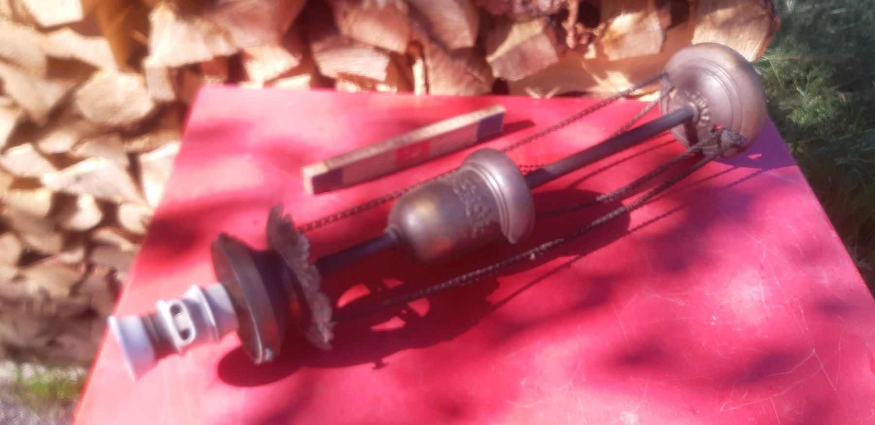 Lampadari & plafoniere: Antike Messing - Deckenlampe – Usato da Wolfhalden venduto da Quiria68