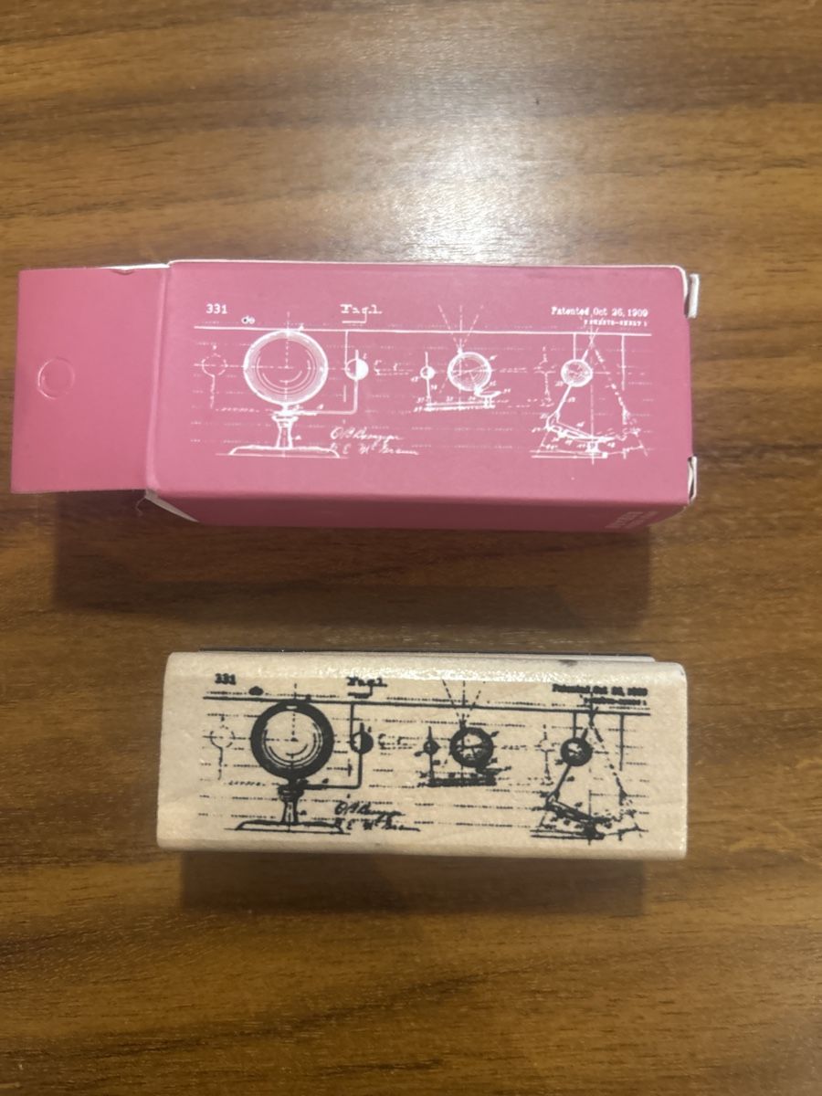 Timbri: Holzstempel Vintage-Look – Nuovo e nell'imballaggio originale da Herisau venduto da Victoria-Classic 1
