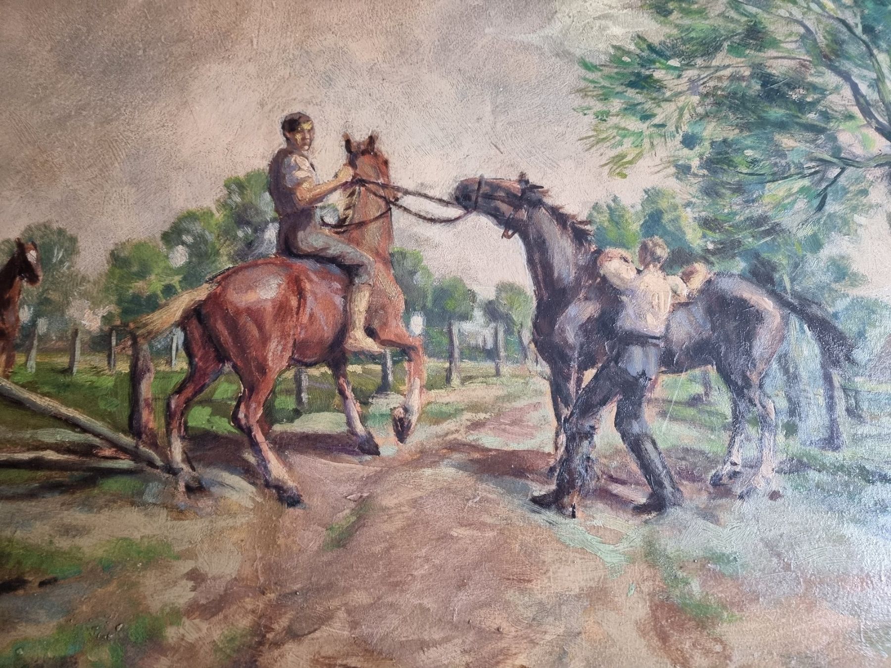 Tableaux: R.GOTTSCHALK GEMÄLDE SIGNIERT AUF MALKARTON – D'occasion à Gersau par grafik-kunst 1