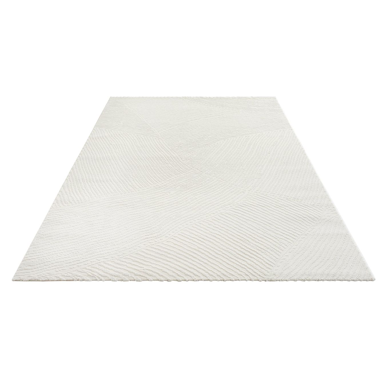 Tappeti: Moderner Teppich, abstraktes Muster, weiss, 160x220cm – Nuovo e nell'imballaggio originale da Reinach AG venduto da carpethouse 2