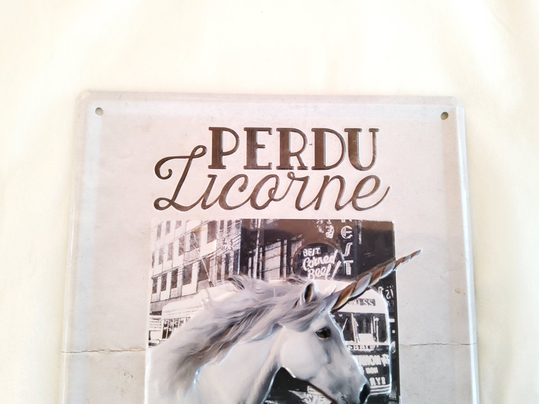 Ecriteaux: Plaque décorative en métal – D'occasion à Malleray par Broc-antique 6