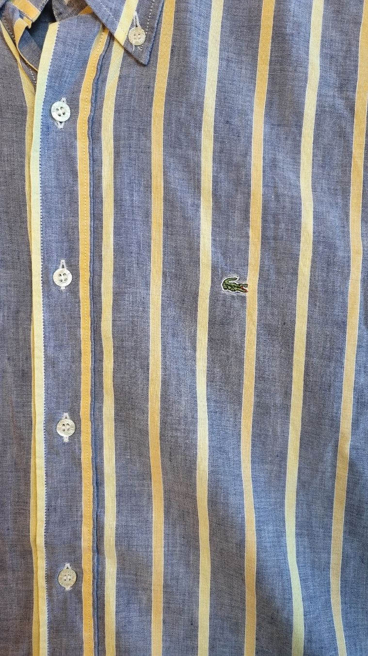 Lacoste Camicie: Chemise Lacoste rayé - M – Nuovo (secondo la descrizione) da Crans-Montana venduto da pea_k6bc 2