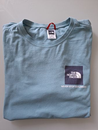 T-shirt The North Face bleu clair, taille L,