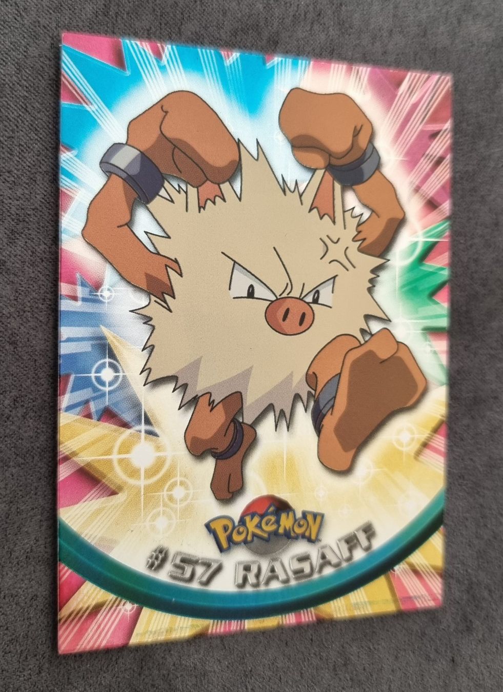 Pokémon Sammelbilder & Trading cards: Pokémon Topps Holo blau #57 Rasaff – Gebraucht aus Roggwil BE von S_Cards 1