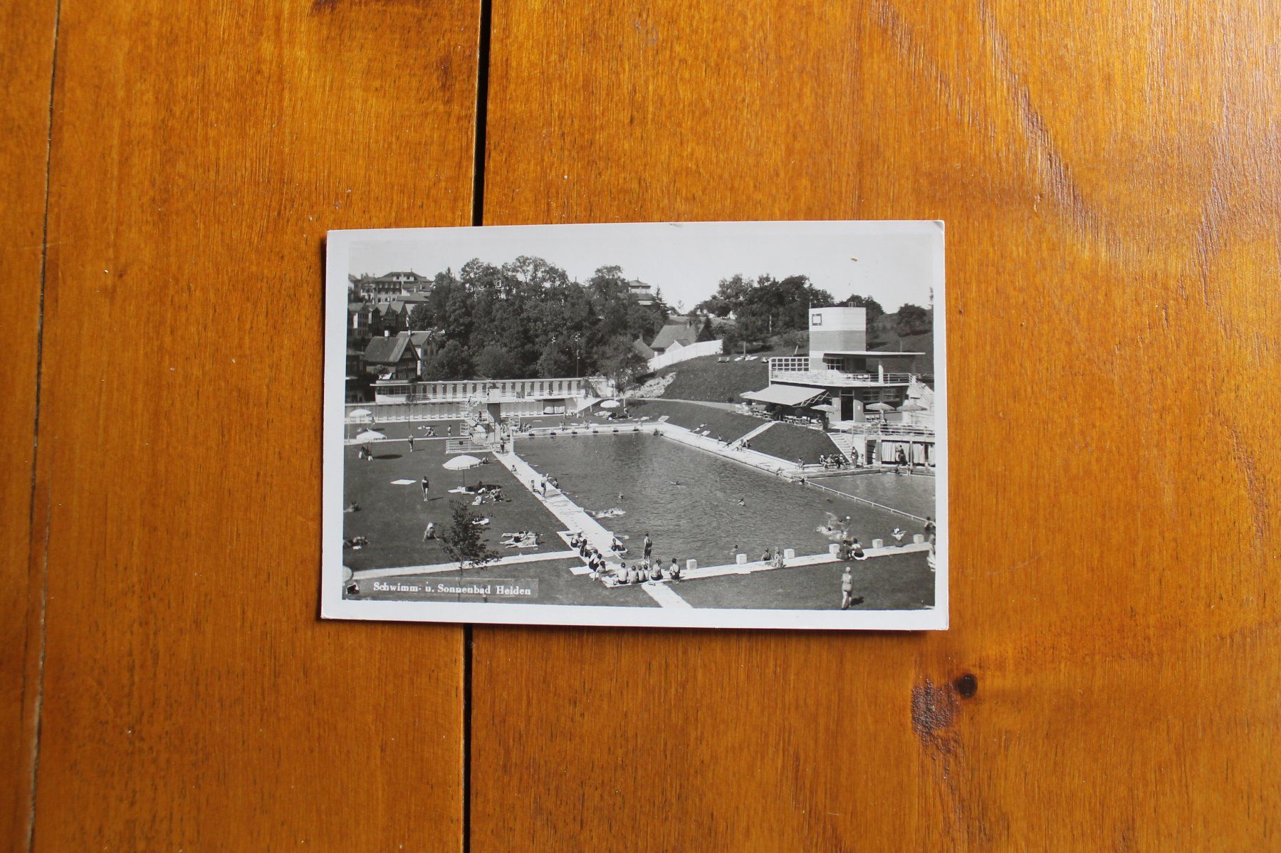 Cartoline postali: AK Heiden, Schwimm- und Sonnenbad – Usato da Oftringen venduto da kambodo
