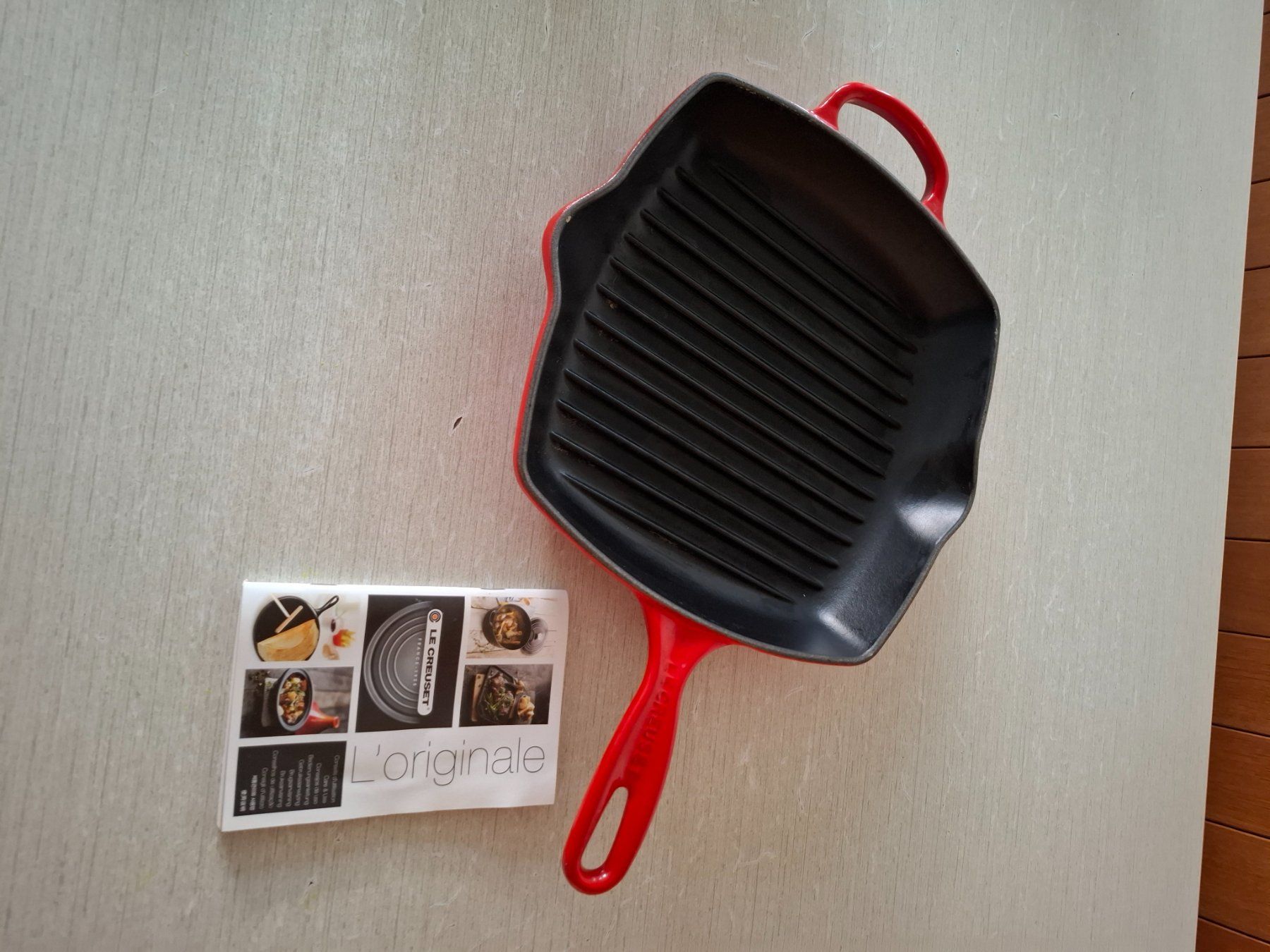 Le Creuset Poêles: Le Creuset Grillpfanne – D'occasion à Grosswangen par michelli.