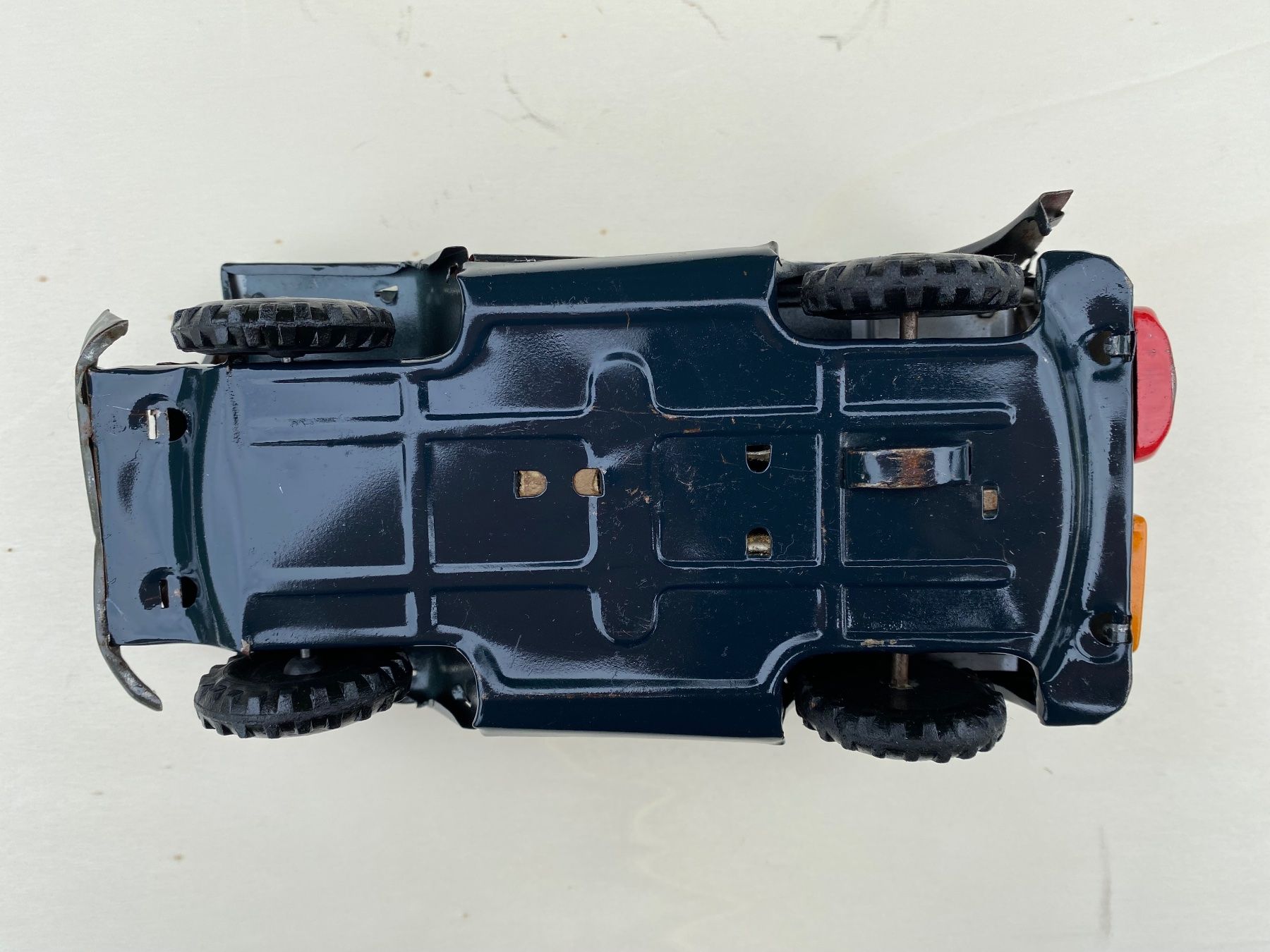 Giocattoli: alter Jeep aus Blech Made in Japan – Difettoso da Feldbach venduto da Olive1 7