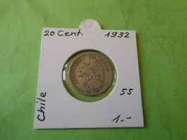 Chile 1932, 20 Centimos