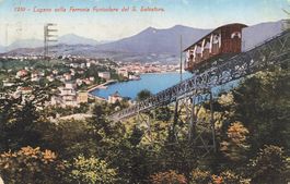 Lugano Ferrovia Funicolare  S. SalvatoSpielzeug Eisenbahn