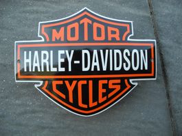 Kleines Harley-Davidson Emailschild