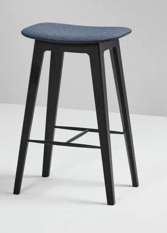 Hocker: Sackit Barhocker Nordic Deep Blue 67cm Black Bleech Holz – Neu und originalverpackt aus Bassersdorf von COOL-AG