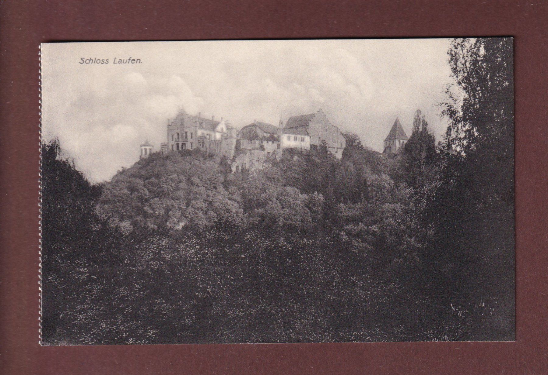 Ansichtskarten: Schloss LAUFEN – Gebraucht aus Pully von nicecards-shop
