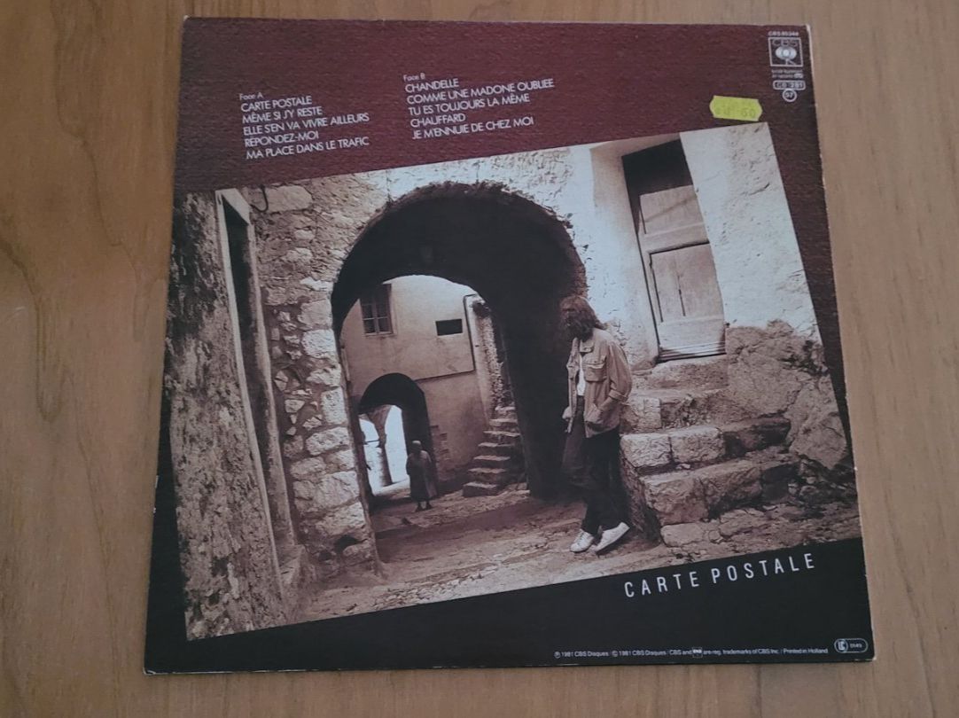 Vinyles: LP  Francis Cabrel – D'occasion à Martigny par MZ-67 1
