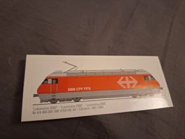 SBB Lokomotive 2000 Re 4/4 460 Aufkleber 