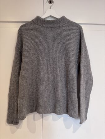 Christian Berg 100% Kaschmir Pullover grau Damen 42