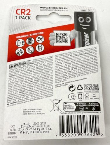 Energizer Caricatori & Batterie: ENERGIZER CR2 Lithium Batterie | 2 Stück | 12/2033 – Nuovo e nell'imballaggio originale da Buochs venduto da Vend0r 1