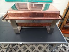 Spring Kupfer Bain Marie Warmhaltebehälter Rechaud