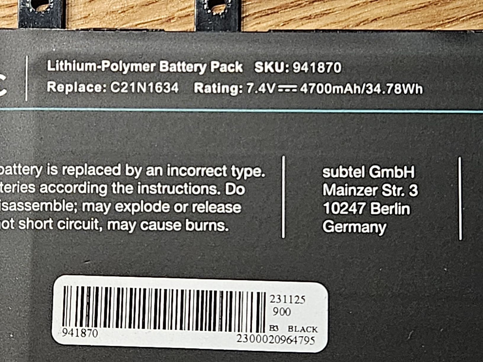 Asus Akkus: ASUS VivoBook Akku 4700mAh - Neu – Neu (gemäss Beschreibung) aus Worb von MisterSunshine 2
