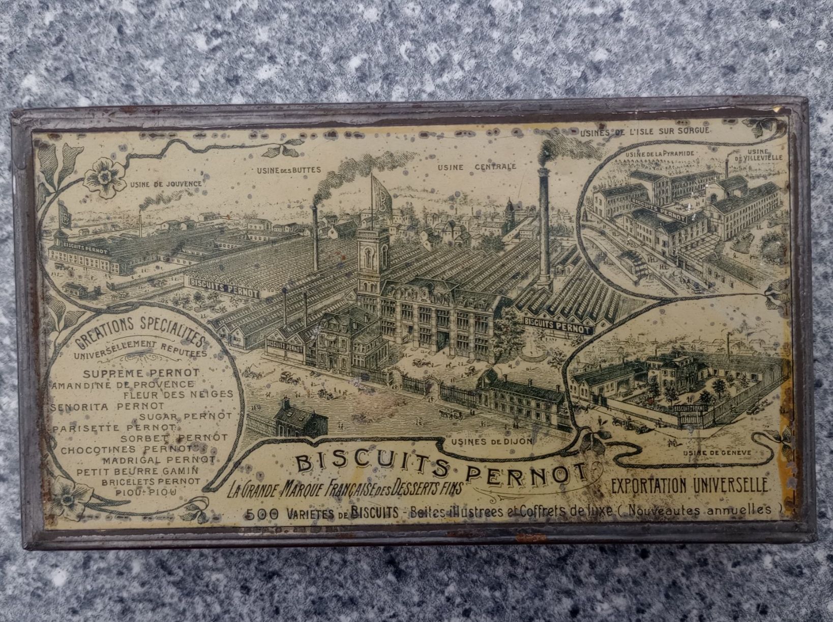 Barattoli: Biscuit Pernot Dose alt – Usato da Herisau venduto da ACm9 6